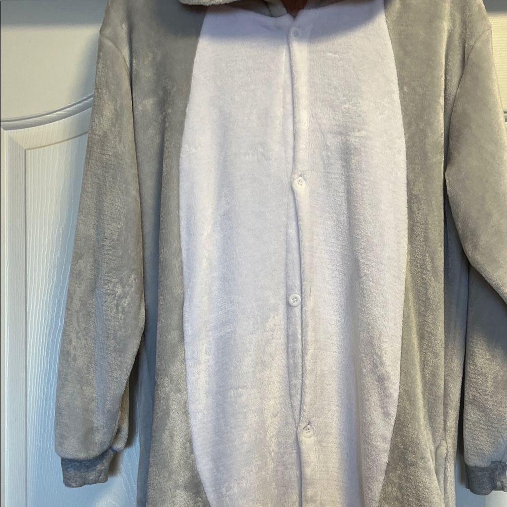 Gray Koala Onesie Costume - Picture 3 of 14